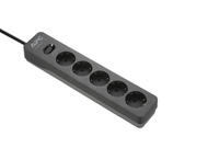 Разклонители APC Essential SurgeArrest 5 Outlet 2 USB Ports Black