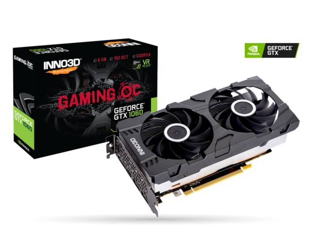 Видео карти Inno3D GeForce GTX 1060 GAMING OC