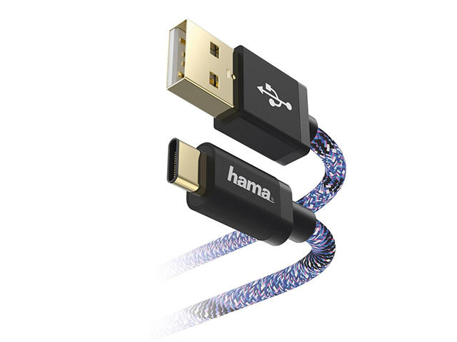 Кабели и Адаптери HAMA Sporty USB-C M to USB-A M