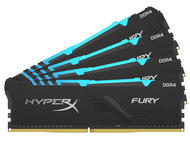 Оперативна памет 32GB (4x8GB) DDR4 3600MHz Kingston HyperX Fury RGB
