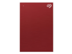 Външни HDD 2TB Seagate Backup Plus Slim, в червено