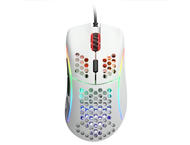 Мишки Glorious Model D ,в матово бяло