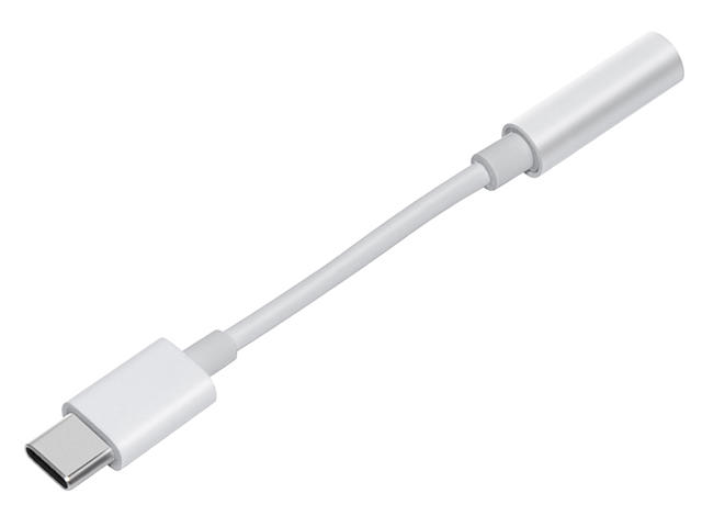 Кабели и Адаптери Makki адаптер Type-C M to 3.5mm audio jack White