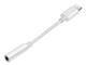 Кабели и Адаптери Makki адаптер Type-C M to 3.5mm audio jack White