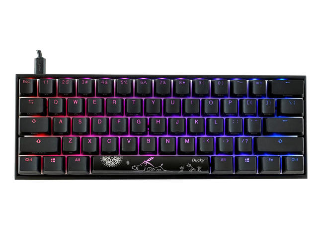 Клавиатури Ducky One 2 Mini Mecha V2 RGB MX Cherry Silver RGB LED PBT Double-Shot