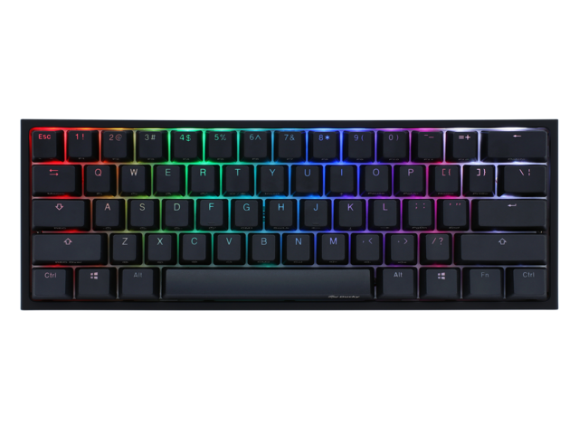 Клавиатури Ducky One 2 Mini V2 RGB MX Cherry Silent Red RGB LED PBT Double-Shot