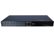 Мрежово оборудване UTEPO UTP7224E-POE-L2 24-портов PoE мрежов комутатор