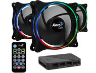 Вентилатори AeroCool Eclipse 12 Pro ARGB, Fan Pack 3in1, ARGB HUB, Remote