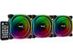 Вентилатори AeroCool Astro 12 Pro ARGB Fan Pack 3in1, ARGB HUB, Remote