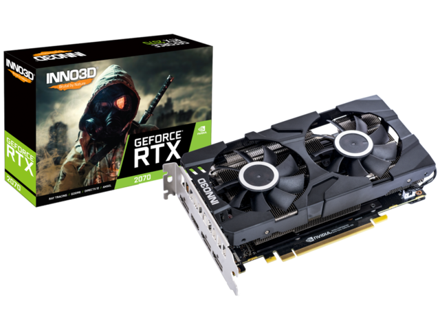Видео карти Inno3D GeForce RTX 2070 Twin X2