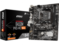 Дънни платки MSI B450M PRO-M2 MAX