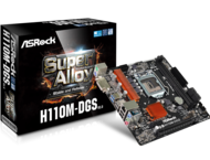 Дънни платки ASRock H110M-DGS R3.0
