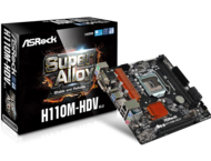Дънни платки ASRock H110M-HDV R3.0