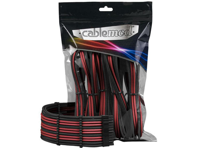 Кабели за компоненти CableMod комплект оплетени кабели PRO ModMesh Black/Red