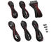Кабели за компоненти CableMod комплект оплетени кабели PRO ModMesh Black/Red