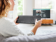 Клавиатури TRUST Vaia Wireless Touchpad Keyboard