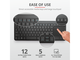 Клавиатури TRUST Vaia Wireless Touchpad Keyboard