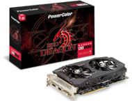 Видео карти PowerColor Red Dragon Radeon RX 580 8GB GDDR5