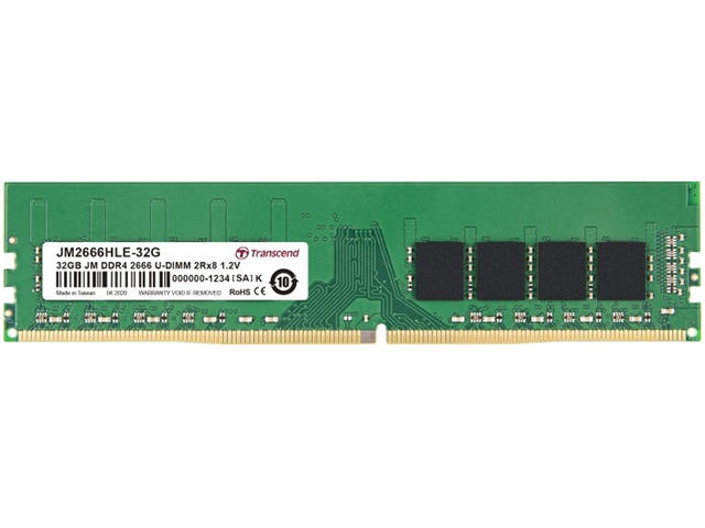 Оперативна памет 32GB DDR4 2666MHz Transcend JM