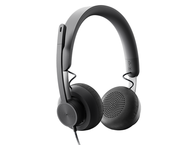 Слушалки Logitech Zone Wired, Graphite