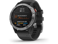 Смарт часовници Garmin Fenix 6 Solar Silver with Black Band