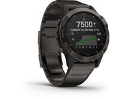 Смарт часовници Garmin Fenix 6 Pro Solar Carbon Gray DLC/DLC Titanium Band