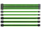 Кабели за компоненти Thermaltake комплект оплетени кабели TtMod Black/Green