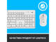 Клавиатури Logitech MK295 Silent Wireless Combo - OFF WHITE - US INTL 