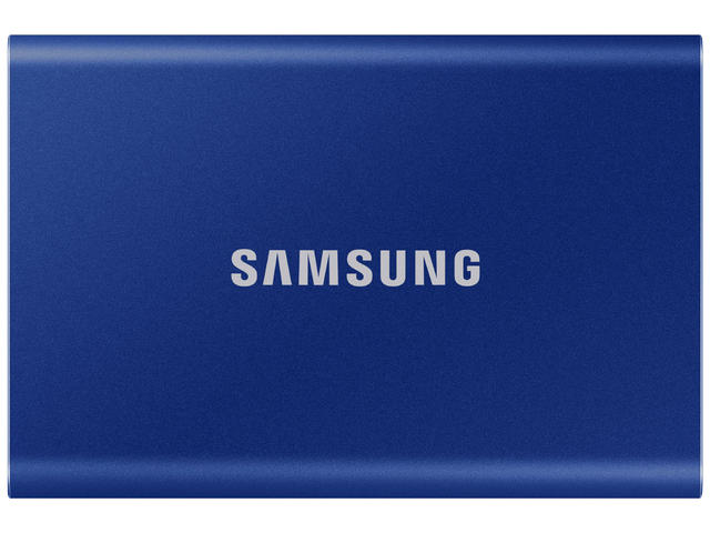 Външни HDD 500GB Samsung T7 Portable SSD, в синьо