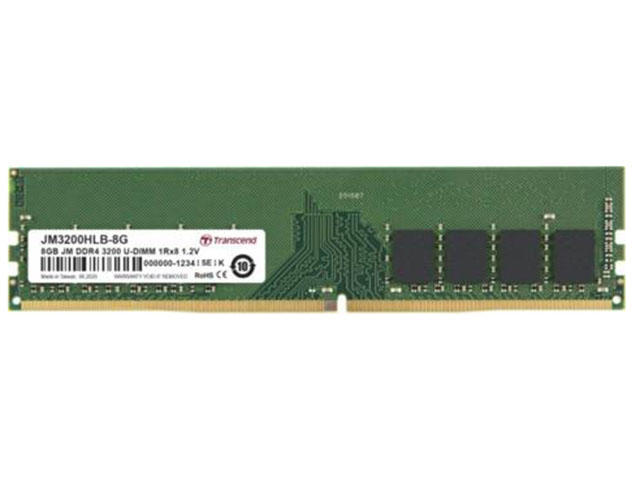 Оперативна памет 8GB DDR4 3200MHz Transcend U-DIMM