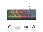 Клавиатури TRUST Ziva Gaming Rainbow LED Keyboard