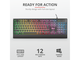 Клавиатури TRUST Ziva Gaming Rainbow LED Keyboard