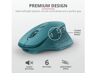 Мишки TRUST Ozaa Rechargeable Wireless Mouse - blue