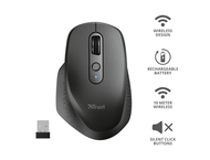 Мишки TRUST Ozaa Rechargeable Wireless Mouse - back