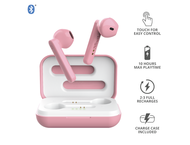 Слушалки TRUST Primo Touch Bluetooth Wireless Earphones - Pink