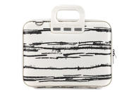 Чанти за Лаптопи Bombata Mediobombata Black&White 13-14 inch - white