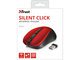 Мишки TRUST Mydo Silent Wireless Mouse red