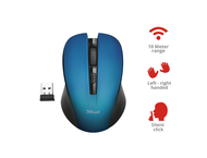 Мишки TRUST Mydo Silent Wireless Mouse blue