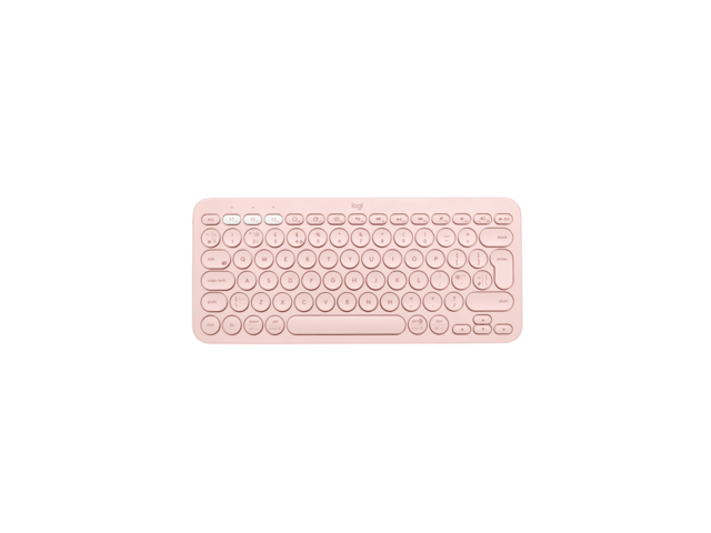 Клавиатури Logitech K380 Multi-device Bluetooth Keyboard UK English (Qwerty) - Rose