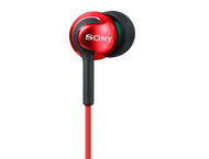 Слушалки Sony MDR-EX110LP, в червено