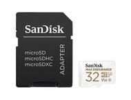 Карти памет SanDisk 32GB MAX ENDURANCE UHS-I microSDHC карта с памет със SD адаптер