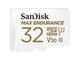 Карти памет SanDisk 32GB MAX ENDURANCE UHS-I microSDHC карта с памет със SD адаптер