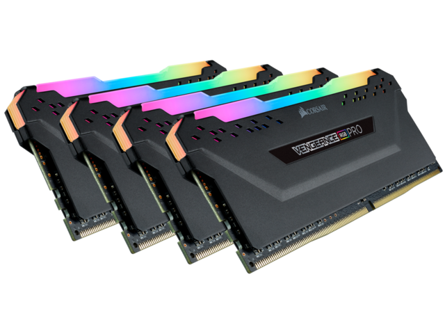 Оперативна памет 64GB (4x16GB) DDR4 3200MHz Corsair Vengeance RGB Pro
