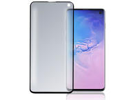 Защитно фолио 4smarts Second Glass UltraSonix with Colour Frame - калено стъклено защитно покритие с извити ръбове за Samsung Galaxy S10 5G (черен-прозрачен)