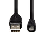 Кабели и Адаптери Кабел Hama Micro USB 2.0, екраниран, черен, 3,00 m