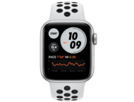 Смарт часовници Apple Watch Nike S6 GPS, 44mm Silver Aluminium Case with Pure Platinum/Black Nike Sport Band - Regular