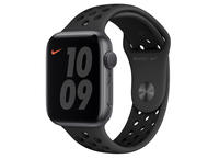 Смарт часовници Apple Watch Nike S6 GPS, 44mm Space Gray Aluminium Case with Anthracite/Black Nike Sport Band - Regular