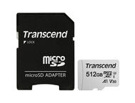 Карти памет Transcend 300S 512GB microSDHC, Adapter