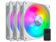 Вентилатори Cooler Master SickleFlow 120 ARGB White Edition 3in1