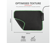 Падове TRUST GXT 765 Glide-Flex XXL RGB Flexible Mouse Pad HUB